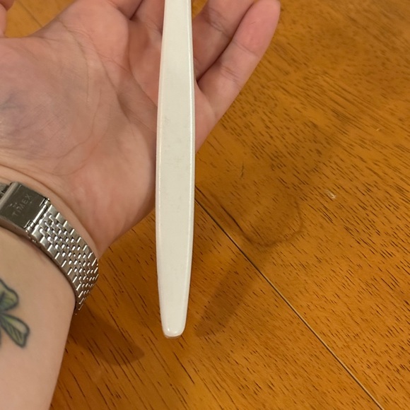 White Salad Fork Vintage Made in Denmark 1 of 2 Rösti Mepal Melamine Mixing Set - Picture 4 of 16